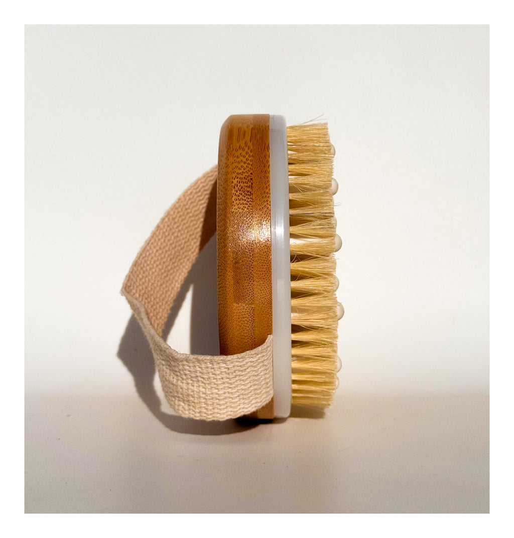 lymphatic draining dry body brush.