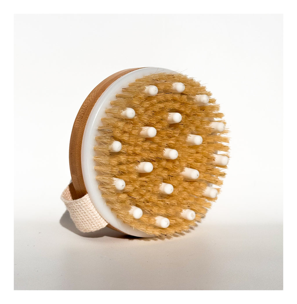 lymphatic draining dry body brush.
