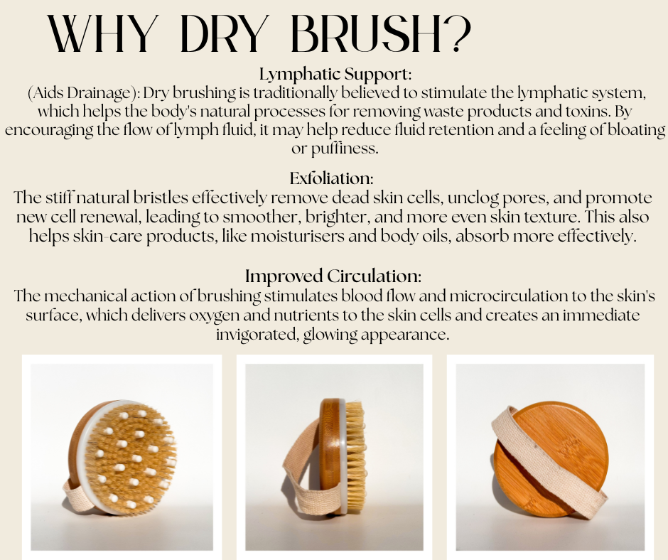 lymphatic draining dry body brush.