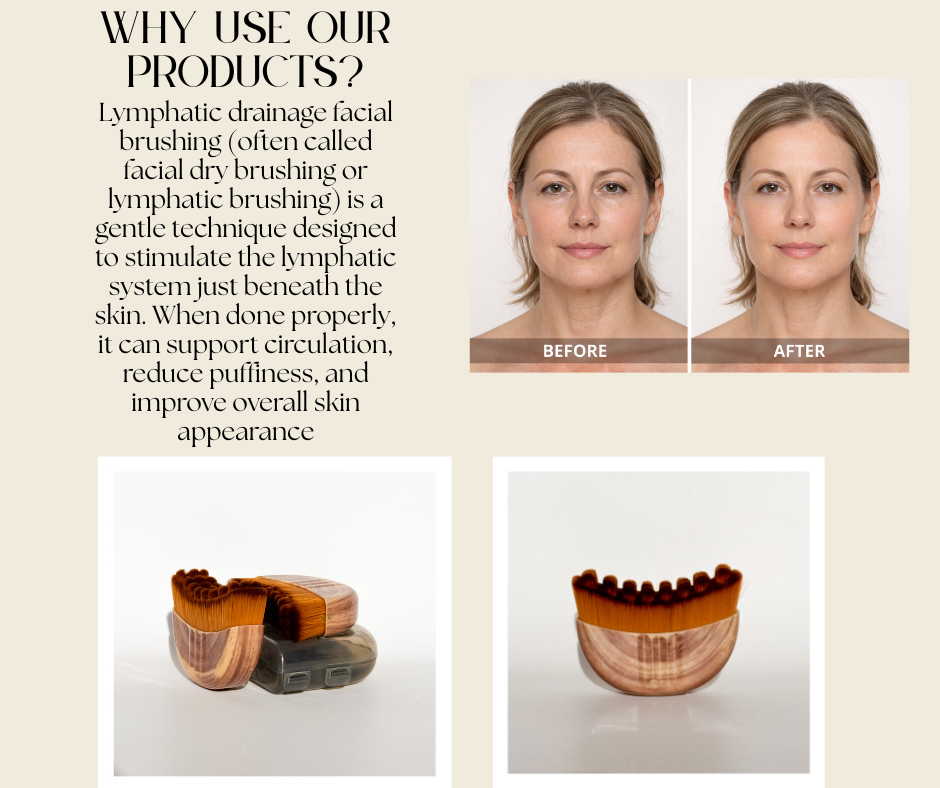 lymphatic drainage facial brush